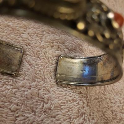 STERLING SILVER CUFF BRACELET 42g