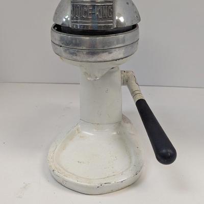 Vintage Juice King Manual Citrus Juice Press Made in USA!