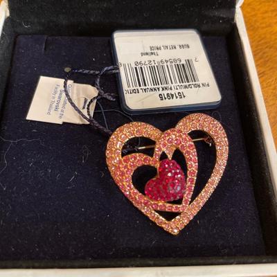 Swarovski Crystal joy of laughter pin