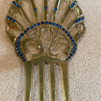 Art Deco Celluloid Hair Combs