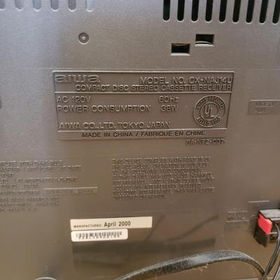 AIWA CD3 Stereo W/CDS and Cassette Tapes (D-KD)