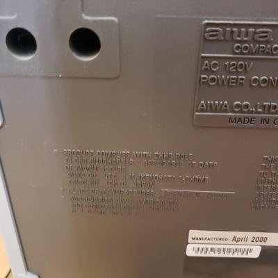 AIWA CD3 Stereo W/CDS and Cassette Tapes (D-KD)