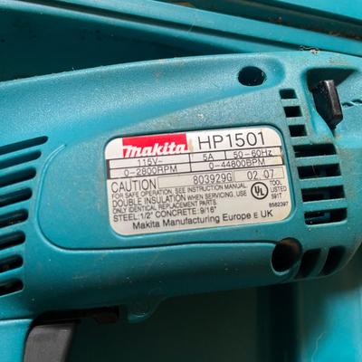 Makita Drill & Reciprocating Saw & Cordless Ryobi Drill (G-MG)