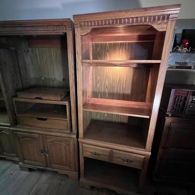 Kincaid ‘Hunters Court’ 3-Piece Entertainment Units With Fireplace (D-RG)