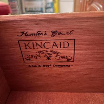 Kincaid ‘Hunters Court’ 3-Piece Entertainment Units With Fireplace (D-RG)