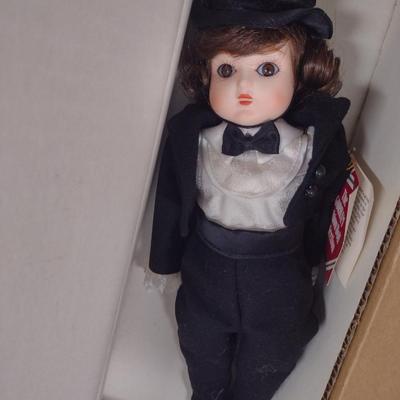 Collection of Dolls and Doll Accessories- Parasols, Stands, Hats