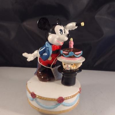 Schmid Mickey Mouse 50th Birthday Musical Figurine