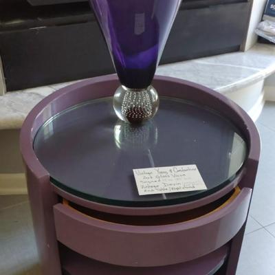 Table and vase