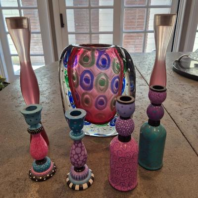 Crystal vases