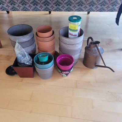 Wrought Iron Planters and Pots (LR-EL)