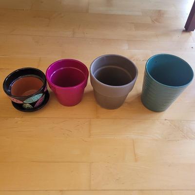 Wrought Iron Planters and Pots (LR-EL)