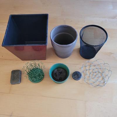 Wrought Iron Planters and Pots (LR-EL)