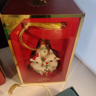 Collection of Lenox Christmas Ornaments