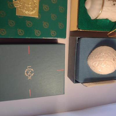 Collection of Lenox Christmas Ornaments