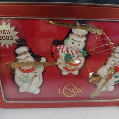 Collection of Lenox Christmas Ornaments