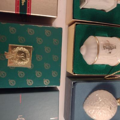 Collection of Lenox Christmas Ornaments