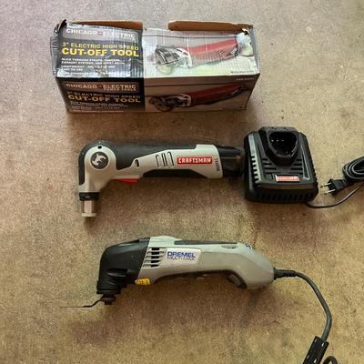 Craftsman Auto Hammer, Dremel Oscillating Saw & Chicago Cut Off Tool (G-MG)