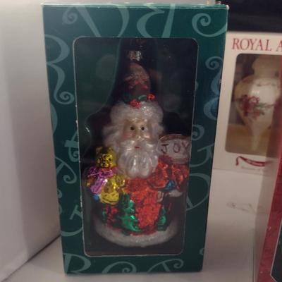 Collection of Christmas Ornaments- Fitz and Floyd, Hallmark, Royal Albert (#2)