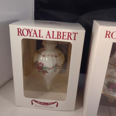 Collection of Christmas Ornaments- Fitz and Floyd, Hallmark, Royal Albert (#2)