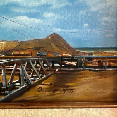 “Sage Oil Rig” signed by CJ Sigler