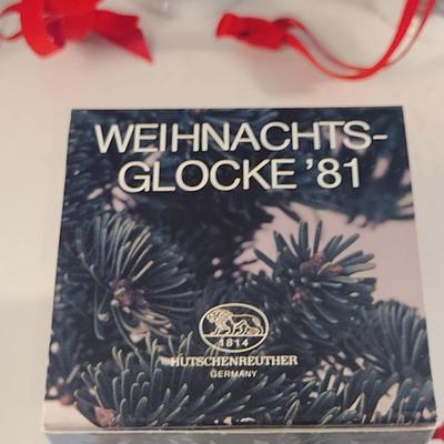 Collection of Vintage Hutschenreuther Weihnachtsglocke Porcelain Bells