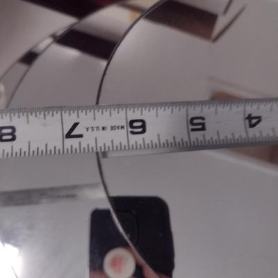 Motorized Turning Three Tier Mirrored Table Top Display Stand
