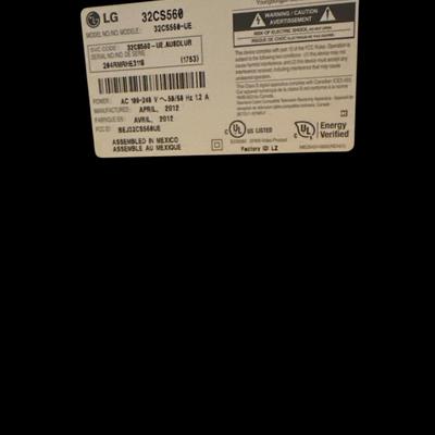 32” LG flat screen