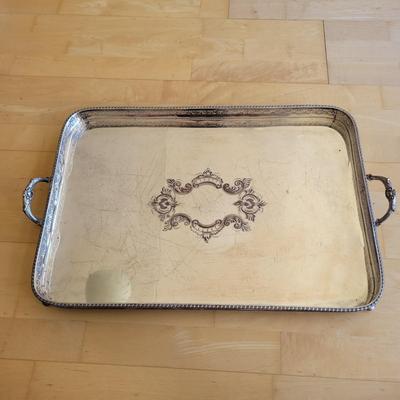 Silver Serving Tray, Dish, Ladle, Tongs and More (LR-EL)