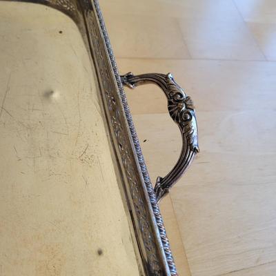 Silver Serving Tray, Dish, Ladle, Tongs and More (LR-EL)