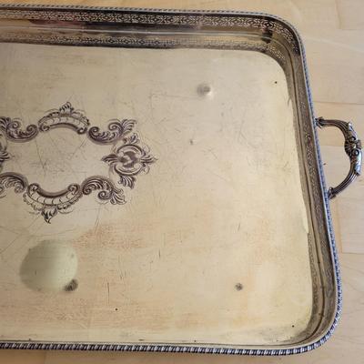 Silver Serving Tray, Dish, Ladle, Tongs and More (LR-EL)