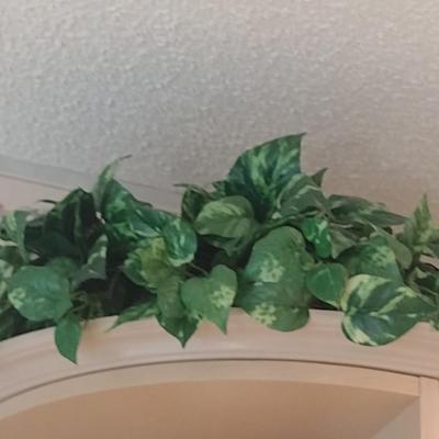 Collection of Artificial Greenery and Flower Arrangements