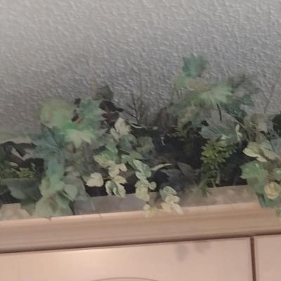 Collection of Artificial Greenery and Flower Arrangements