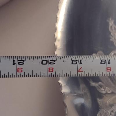 Vintage Wilson Specialties Co. Inc. Hand Wrought Aluminum Lazy Susan- Approx 19 3/4" in Diameter