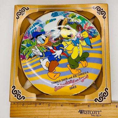 Sale Photo Thumbnail #62: Donald Duck and Joe Carioca from the 1943 cartoon.  Good condition, with original display box.