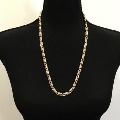 Gorgeous vintage, gold tone rhinestone necklace. Very nice quality beautiful.