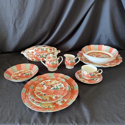 Arita Imari 46pc China Set (LR-BM)
