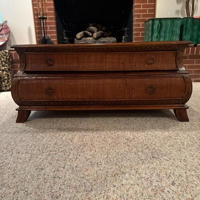 Drexel coffee table with 7 drawers
