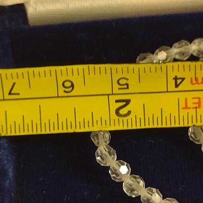 Austrian Crystal Necklace- Approx 22" Long (#5)