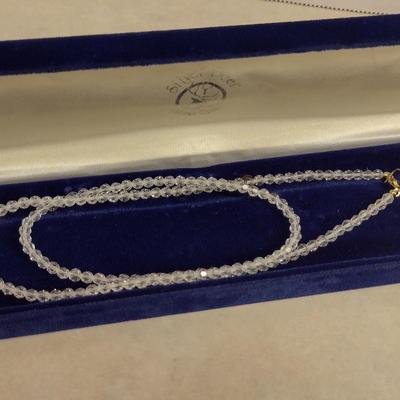 Austrian Crystal Necklace- Approx 22" Long (#5)