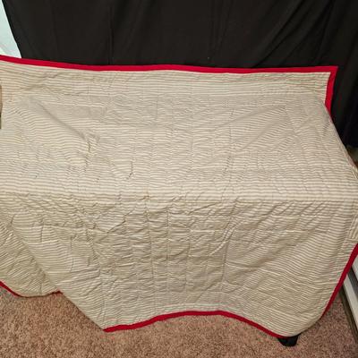 Red & Blue Quilt w/Hearts (GB2-JS)