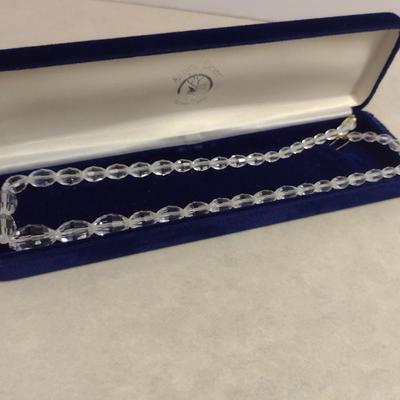 Austrian Crystal Necklace- Approx 18" Long (#6)