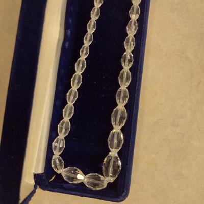 Austrian Crystal Necklace- Approx 18" Long (#6)