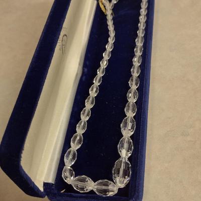 Austrian Crystal Necklace- Approx 18" Long (#6)