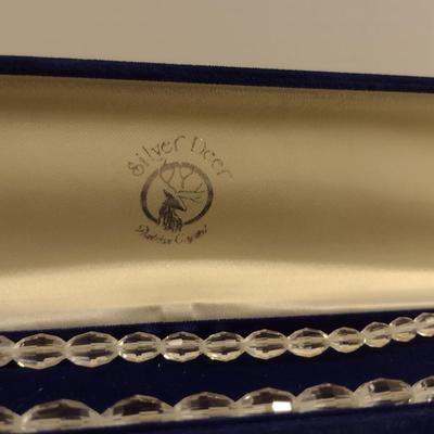 Austrian Crystal Necklace- Approx 18" Long (#6)