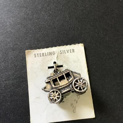Sterling silver, Coach charm