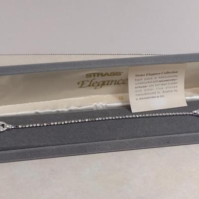 Swarovski Strass Crystal Bracelet- Approx 7" Long (#7)