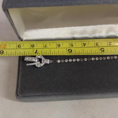 Swarovski Strass Crystal Bracelet- Approx 7" Long (#7)
