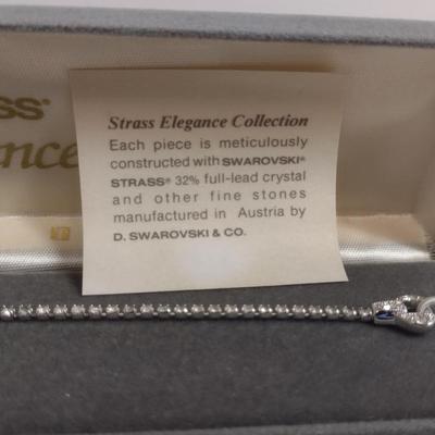 Swarovski Strass Crystal Bracelet- Approx 7" Long (#7)
