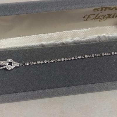 Swarovski Strass Crystal Bracelet- Approx 7" Long (#7)