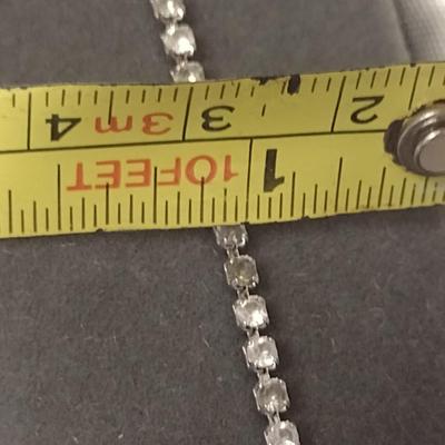 Swarovski Strass Crystal Bracelet- Approx 7" Long (#7)